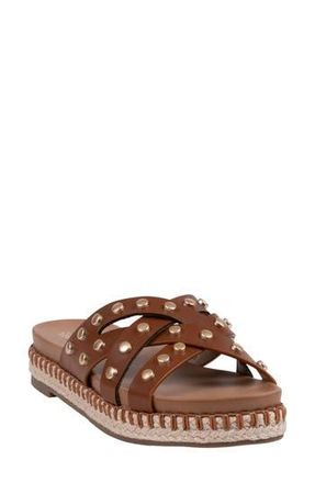 Good Choice Shoes Loola Studded Espadrille Sandal in Cognac at Nordstrom Rack, Size 8.5