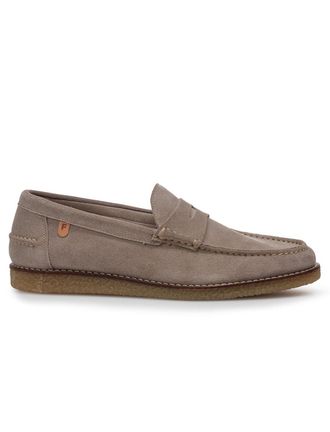 Floris Van Bommel Van Bommel loafer bruin beige met klassieke uitstraling