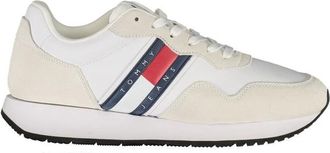 Tommy Hilfiger Schoenen, Heren, Veelkleurig, 42 EU, Leer, Leren Sneaker