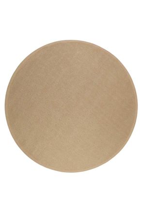 Wecon Home Alfombra de yute, antideslizante con dibujo de rombos, natural &Oslash;200