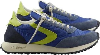 Valsport Blauwe Sneakers met Limegroene Accenten - Heren - Sneakers - Veelkleurig - 40 EU - Schoenen