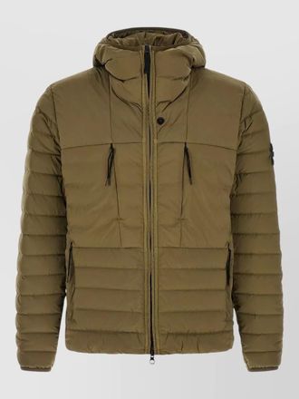 Stone Island hooded down puffer jacket