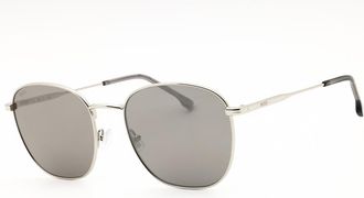 HUGO BOSS Silver Square Mens Sunglasses BOSS 1561/F/SK 0010/T4 57