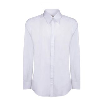 Dolce & Gabbana White Shirts Upgrade Straight-Point Collar - male - Dolce & Gabbana - Formal Shirts - White - M - Shirts