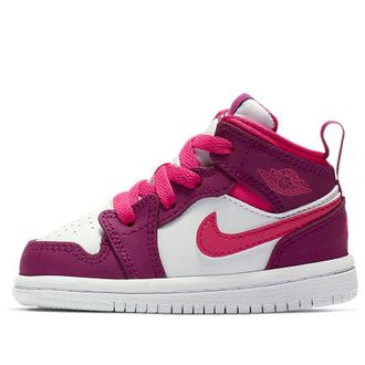 Air Jordan (TD) Air Jordan 1 Mid True Berry Rush Pink 644507-661