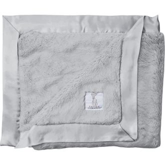 Little Giraffe Luxe Baby Blanket in Silver at Nordstrom