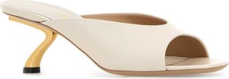Ferragamo Igea Mule - Ivory
