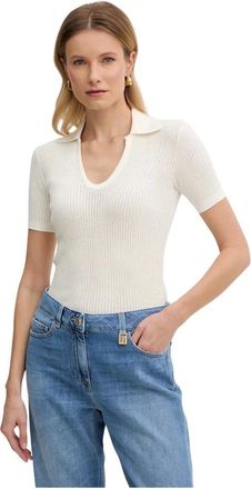 Elisabetta Franchi Donna, Top, Beige, S, new