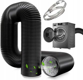 OEM Manguera Ventilaci&oacute;n, Manguera Extracci&oacute;n Aluminio, Manguera Extracci&oacute;n Flexible, 100 Mm 3 M, El&aacute;stica Resistente Calor, Herm&eacute;tica Flexible 360&deg;