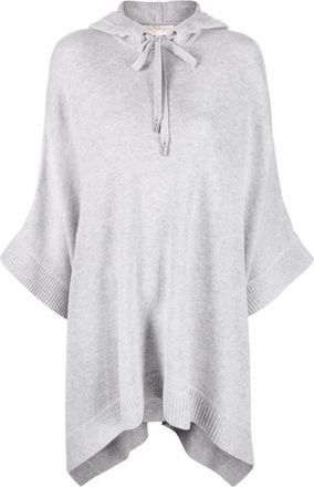 Michael Kors Ponchotrui - Dames - Hoodies - Grijs - L/Xl - Wol - Hoodies & sweatvesten