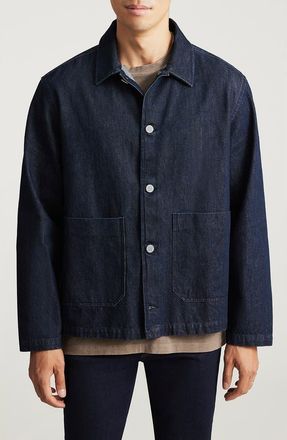 Mavi Two Pocket Denim Overshirt in Dark Indigo at Nordstrom, Size Xx-Large