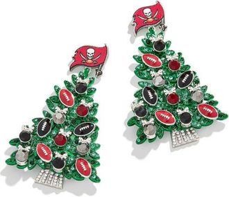 BaubleBar Womens BaubleBar Tampa Bay Buccaneers Tree Earrings in Green at Nordstrom