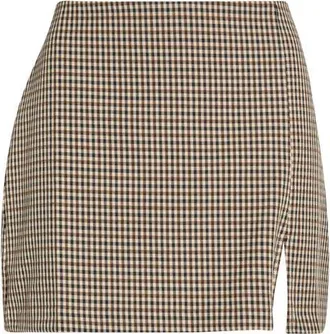 All in Favor Plaid Miniskort in Brown Plaid at Nordstrom, Size X-Large