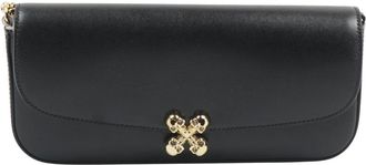 Alexander McQueen Alexander McQueen, Clutches, female, Black, Size: ONE SIZE Skull Flower Bag