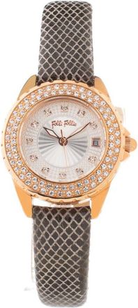 Folli Follie Leather Womens Watch
