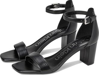 Calvin Klein Nolene Womens Sandals Black : 9.5 M, Faux Leather