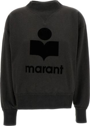 Isabel Marant Moby Sweatshirt - Dames - Sweatshirts - Zwart - XS - Katoen - Hoodies & sweatvesten