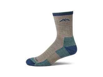 Darn Tough Hiker Merino Wool Micro Crew Socks Cushion Mens Crew Cut Socks Shoes Rye : XL (US 12.5-14.5), Wool/Spandex/Nylon