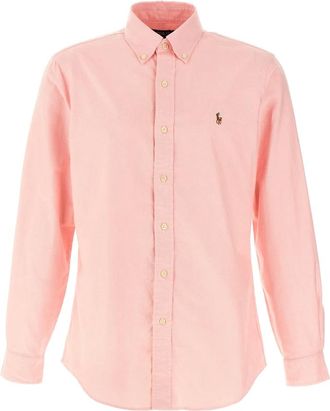 Polo Ralph Lauren Heren, Overhemden, Roze, Maat: XL Katoen
