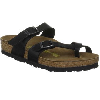 Birkenstock Mayari Birko-Flor Womens Toe Post Sandals - Graceful Licorice - Size:UK 4.5