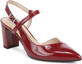 Life Stride Raelynn Slingback Half dOrsay Pointed Toe Pump in Dark Cherry at Nordstrom, Size 9.5