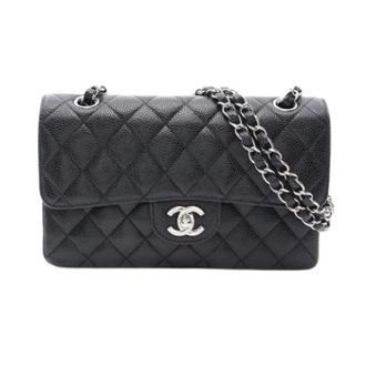 Chanel Pre-owned Vintage Schoudertas - Dames - Pre-owned - Zwart - Maat: ONE Size Leer