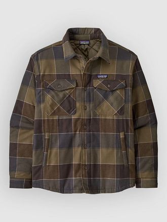 Patagonia LW Insulated Fjord Flannel Shirt groen