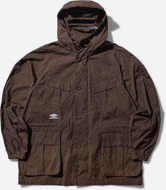 Umbro Men s Masked Field Jacket Dark Brown