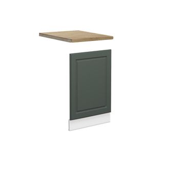 Vicco Panel Frontal Fame-line, Verde Dorado Casa De Campo, 45 Cm, Et Roble