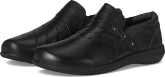 David Tate Serene Womens Wedge Shoes Black 1 : 6.5 WW (EE), Leather