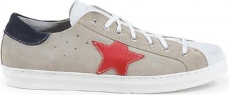 19V69 19V69 Mens Sneakers Multicolor GOLD03 CAM BEIGE BLU ANIL ROSSO - Multicolour Leather - Size UK 7