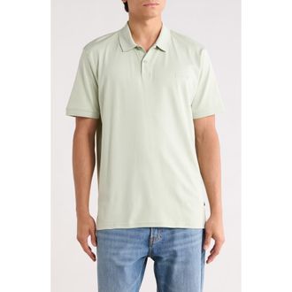 Calvin Klein Liquid Touch Interlock Cotton Polo in Sea Foam at Nordstrom Rack, Size Xx-Large