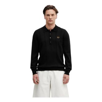 Fred Perry Heren, Truien, Zwart, Maat: S