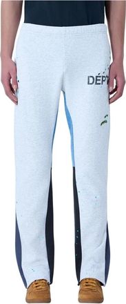 Gallery Dept. Logo Painted Flare Trainingsbroeken - Heren - Sweatpants - Grijs - XS - Katoen - Broeken