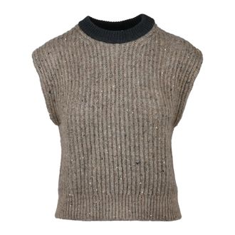 Brunello Cucinelli Mujer, Jerseys, Beige, Talla: S