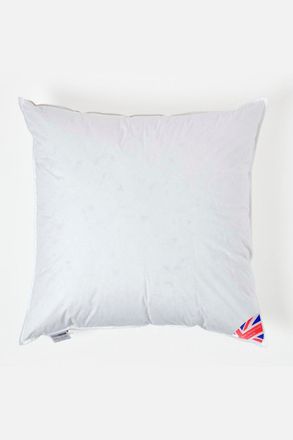 Homescapes Duck Down Cushion Pads Inner Insert Filler Machine Washable in White | Size: 90 cm x 90 cm