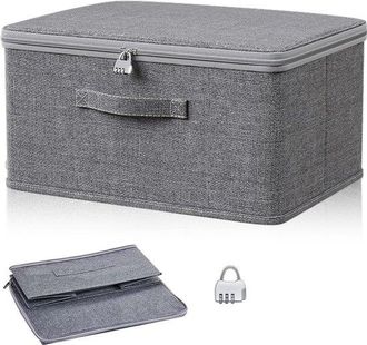 OEM Caja De Almacenamiento Con Cerradura - Repelente Al Agua - 1 Unidad - 30 X 20 X 14 Cm