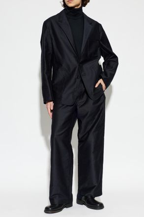 Christophe Lemaire Cotton Blazer, Mens, Black