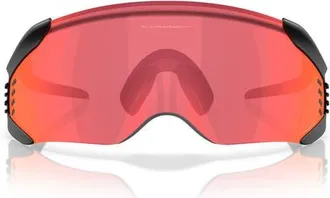 Oakley 52mm Velo Kato Prizm Rectangle Sunglasses in Matte Black/prizm at Nordstrom