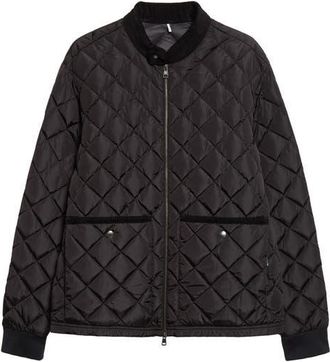 Moncler Eclal Quilted Jacket in Black at Nordstrom, Size 4