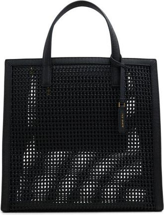 Ted Baker Flo June Tote in Woven Charcoal at Nordstrom