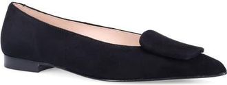 Ron White Yuna Pointed Toe Flat in Onyx at Nordstrom, Size 36.5