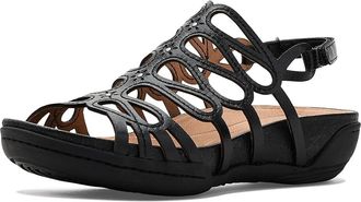 Jambu Miriam Womens Sandals Oil Black : 9.5 M, Leather