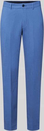 s.Oliver Black Label Slim Fit Anzughose mit Viskose-Anteil in Blau, Größe 44