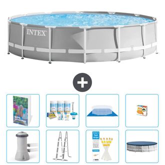 Intex Piscina Prism Frame Redonda - 427x107 Cm - 9-piezas S548
