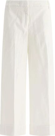 Jacob Cohen Wide Trousers, female, White, S, Selena Trousers