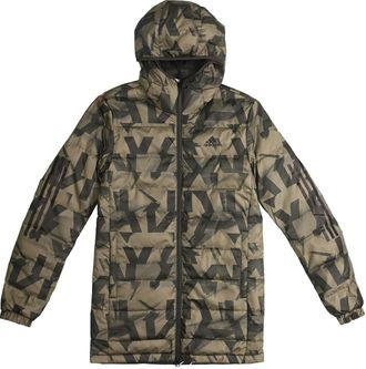 adidas Outdoor mid-length Down Jacket Brown FR6635