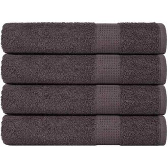 vidaXL Toallas De Sauna 4 Uds 100% Algod&oacute;n Antracita 80x200 Cm 360 Gsm Vidaxl