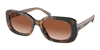 Coach HC8358U CD471 572413 Womens Sunglasses Tortoiseshell Size 54