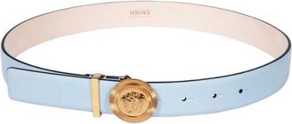 Versace Dames, Accessoires, Blauw, Maat: 100 CM Leer